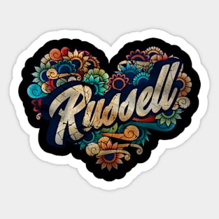 My name is Russell Sticker